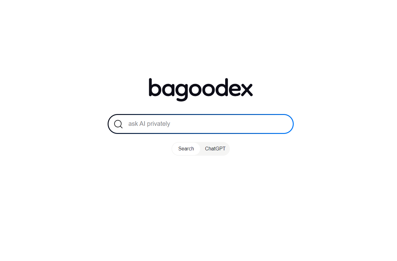 Bagoodex - AI Search GPT: Chat GPT Engine for Smarter, Easier Searches