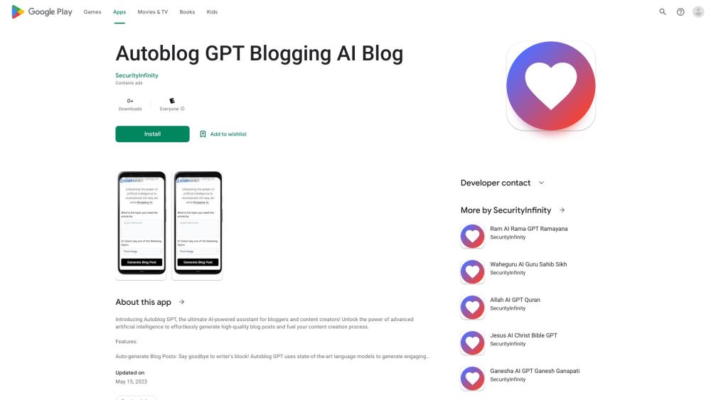 Autoblog GPT: Auto-Generate Engaging Blog Posts Easily