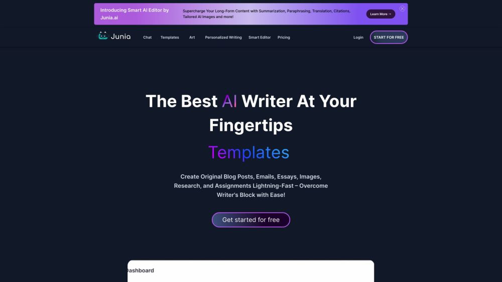 Junia AI: AI Writing, Image Gen, SEO Research & More