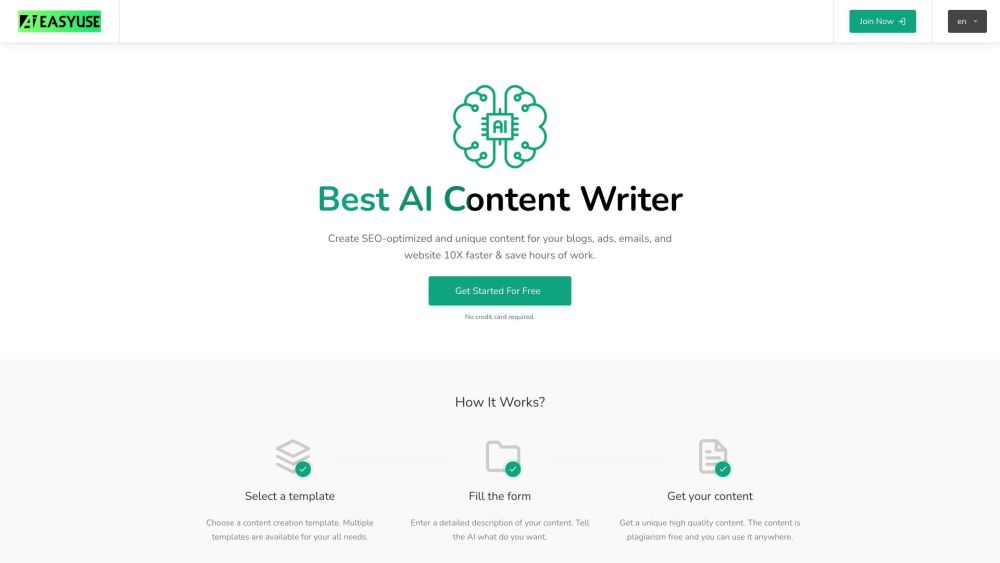 AIEasyUse: Content, Image Gen, Code & Chat AI