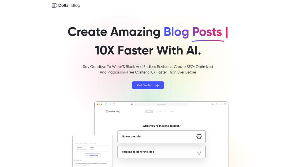 Dollar Blog: Create SEO-Optimized Blogs Fast & Easy