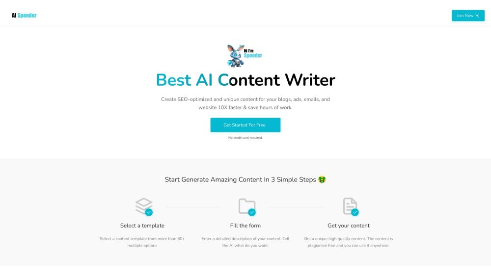 AI Speeder: Save Time, Boost SEO with AI Content Tools