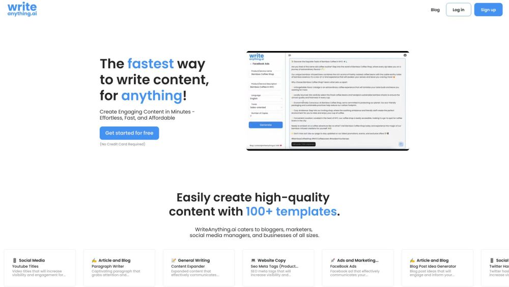 WriteAnything.ai: AI Content Tool, Fast, SEO-Optimized