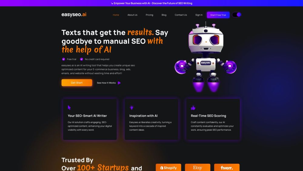 EasySEO.ai: AI Writing Tool for Optimized, Engaging Website Content