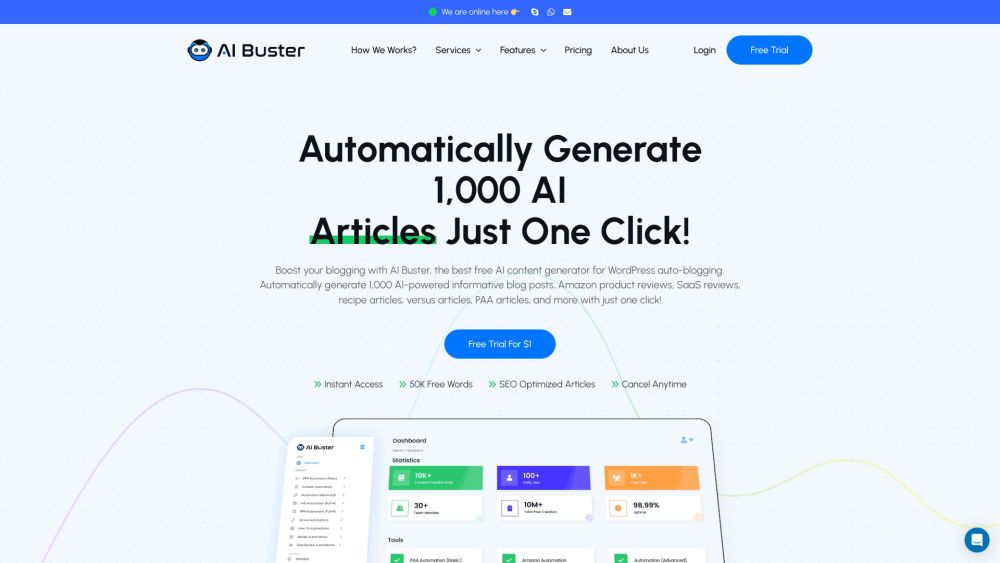 AI Buster: Generate, Publish AI Content on WordPress