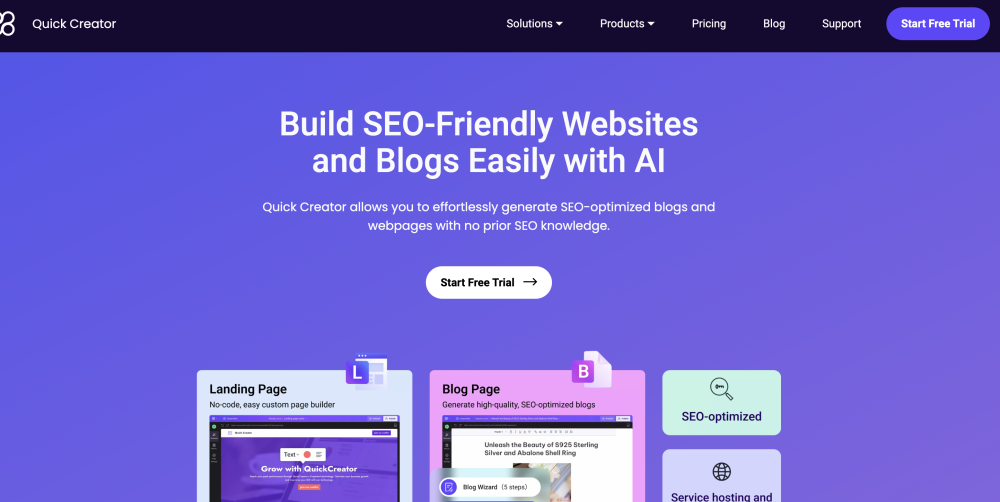 Quick Creator: AI-Driven SEO Blogs, High-Conversion Pages