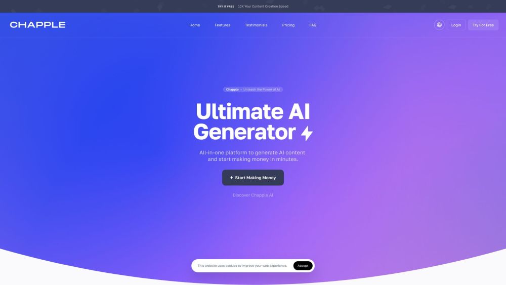 Chapple: All-in-One AI Content Tool, 10x Faster Creation