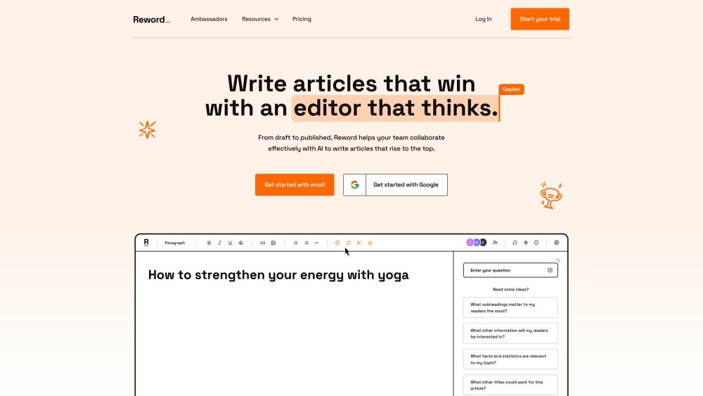 Reword AI Editor: Tailored Tools for Winning Blog Content