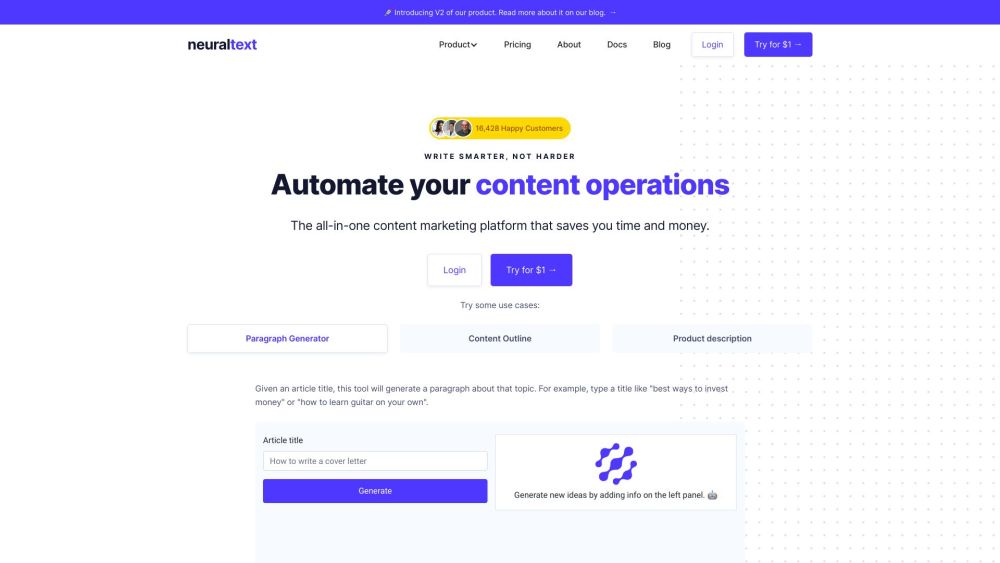 NeuralText: AI Assistant & SEO for Efficient Marketing