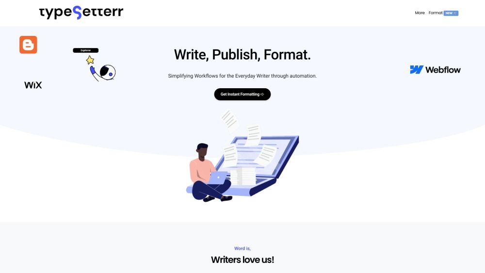 Typesetterr: Quick eBook Formatting, Simple Tool