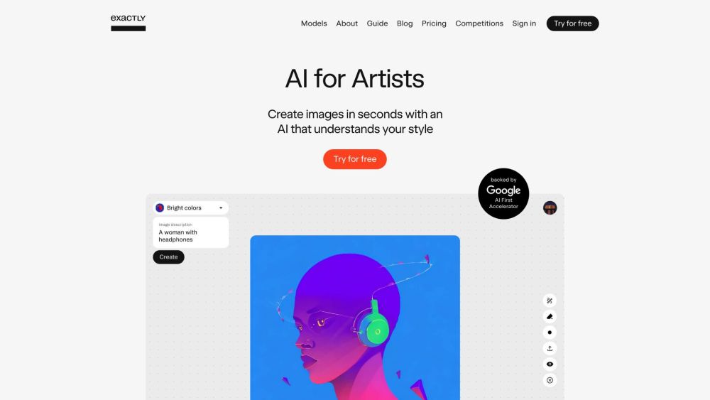 Exactly.ai AI Artwork Creator: Inspire Artists, Streamline Process