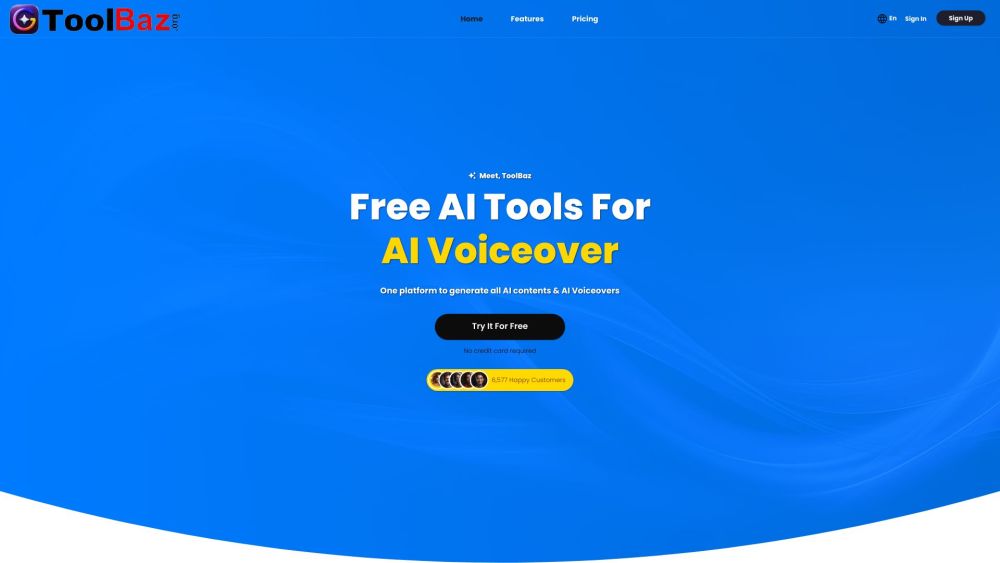 ToolBaz: AI Writer, Images, Voiceovers, ChatBots Solution