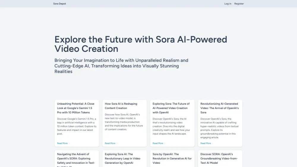 Sora Depot: AI Video Creation, Insightful Tech Blogs