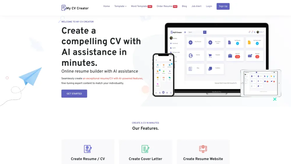 My CV Creator: AI-Enhanced, Streamlined Resume Building