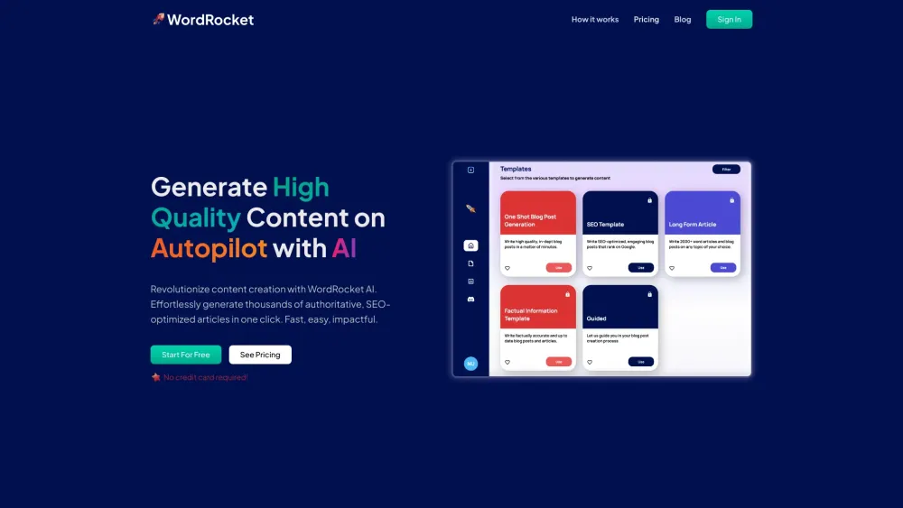 WordRocket AI: Optimize Blogs with AI-Driven Content Tool