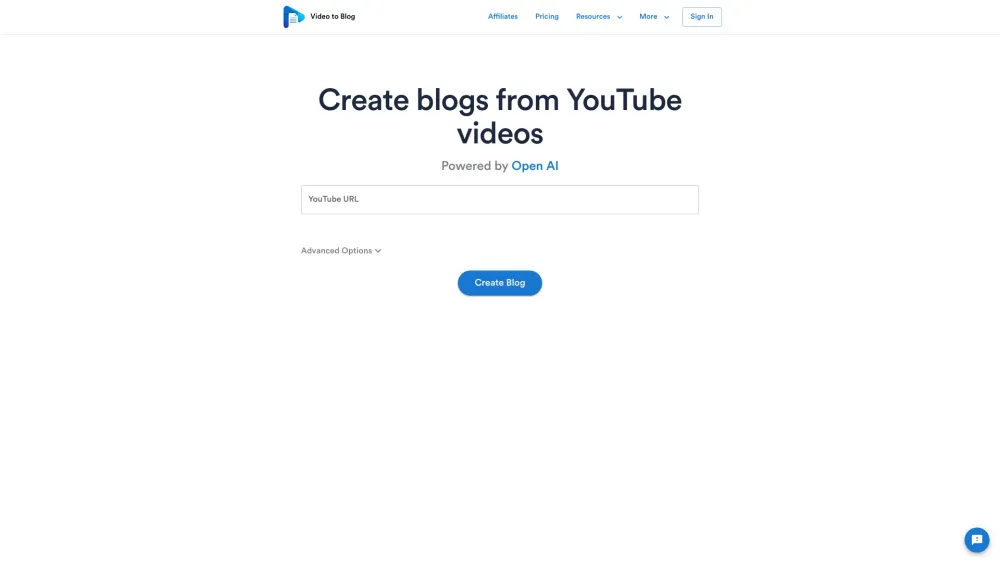 Video To Blog: Convert YouTube Clips to Blog Posts