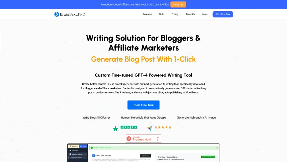 Text.PRO: AI Generator for Bloggers, Marketers