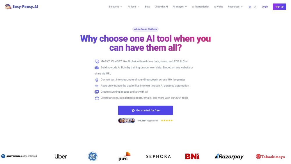 Easy-Peasy.AI: AI Content Generation & Copywriting Aid