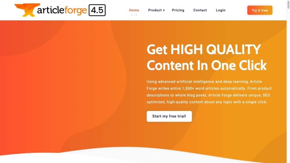 Article Forge: AI Writes Unique, SEO-Friendly Content