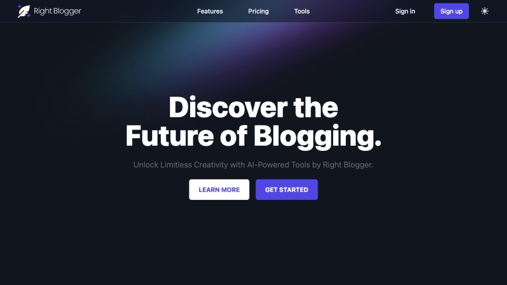 RightBlogger: AI Tools for Quick, Effective Blogging