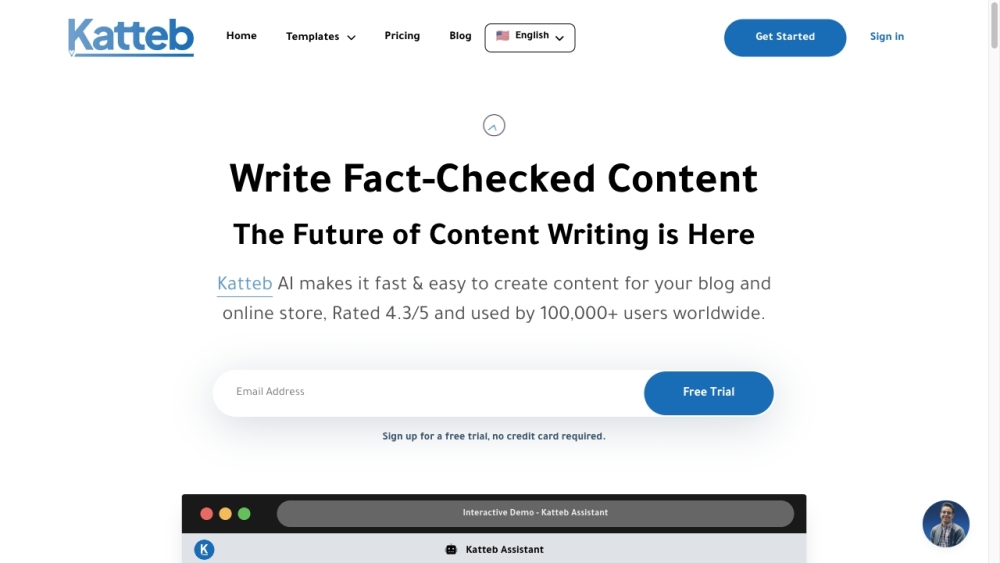 Katteb: AI-Powered Writing & Fact-Checking Software for Credibility