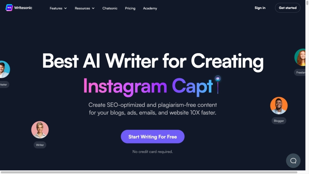 Writesonic: AI Writer for SEO Content & Instant Paraphrasing