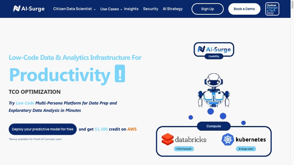 AI Surge Cloud: Low-Code Data Fabric, 5-10x Faster Delivery