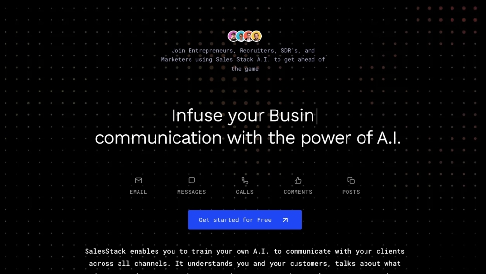Sales Stack: AI Communication Tools for Entrepreneurs, Developers & Artists
