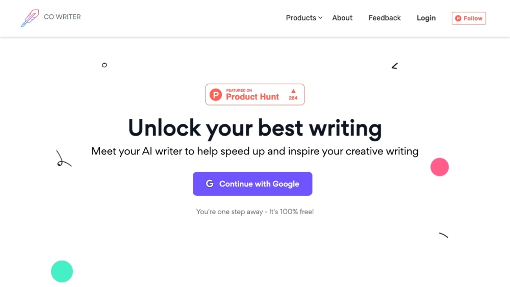 Co Writer: AI Text Editor & Instant Blog, Email, Ad Generator