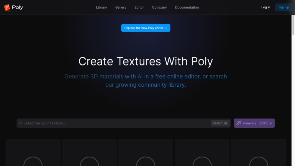 Poly: AI Texture Engine: Free HD PBR Textures & Advanced AI Editor