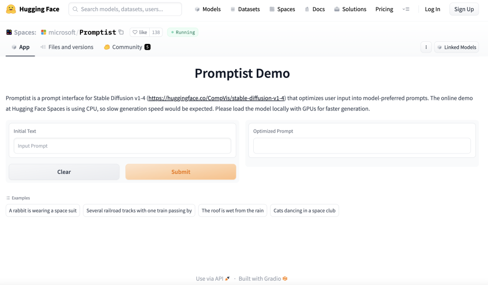 Promptist: Interface to Optimize Input for Stable Diffusion v1-4