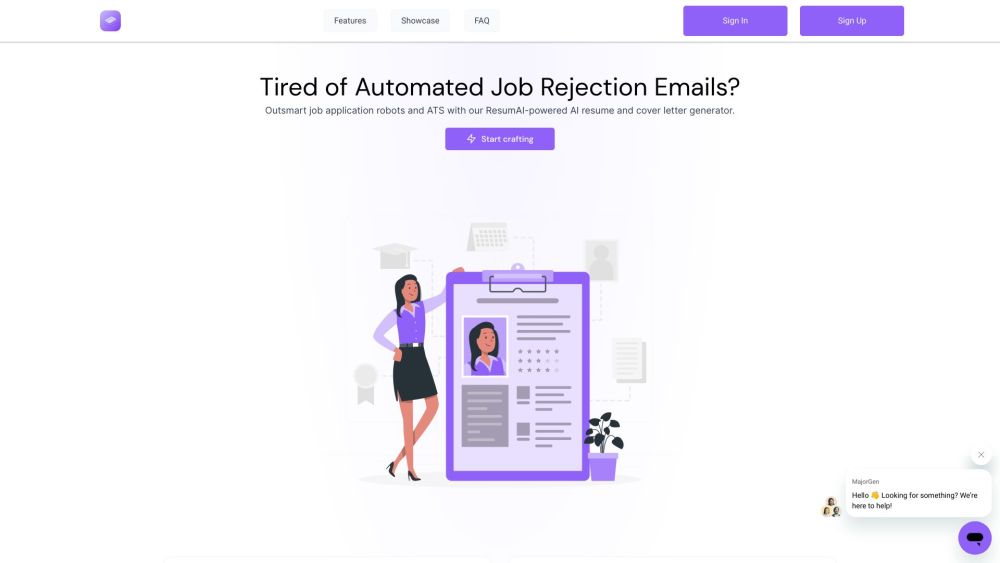 MajorGen: AI Tool for Job-Ready Resumes & Successful Careers