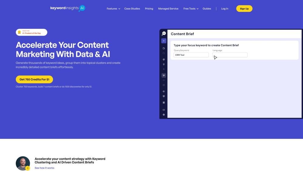 Keyword Insights: AI SEO, Keyword Clustering, Search Intent, Content Briefs