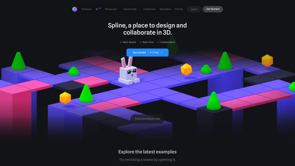 Spline: Free 3D Design Software, Real-Time Collaboration