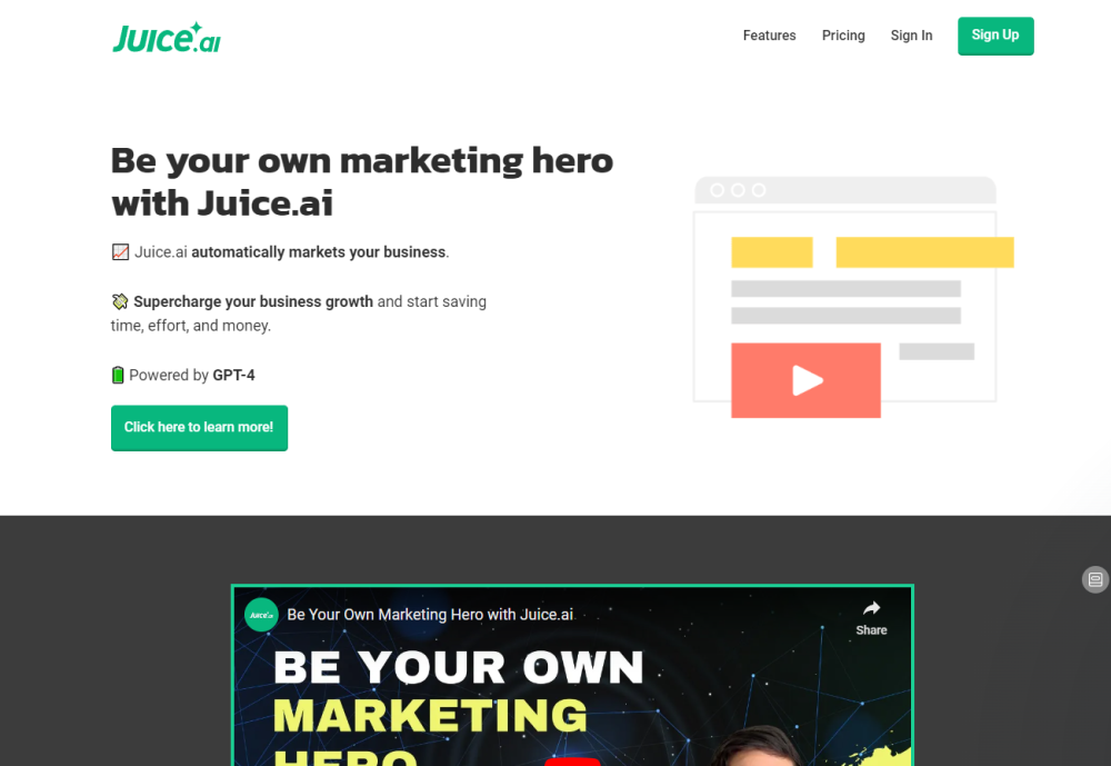 Juice.ai: SEO & Content Marketing Platform - End-to-End Automation