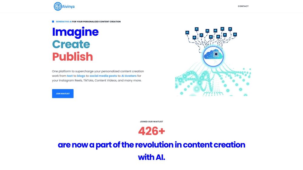 AIvinya: AI Marketing, Content Writing, Email Automation, Smart Analytics