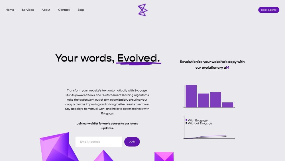 Evogage: AI Content & Conversion Optimisation, Boost Productivity