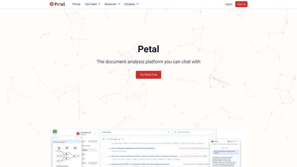 Petal: AI Document Analysis, Collaboration, Content Creation