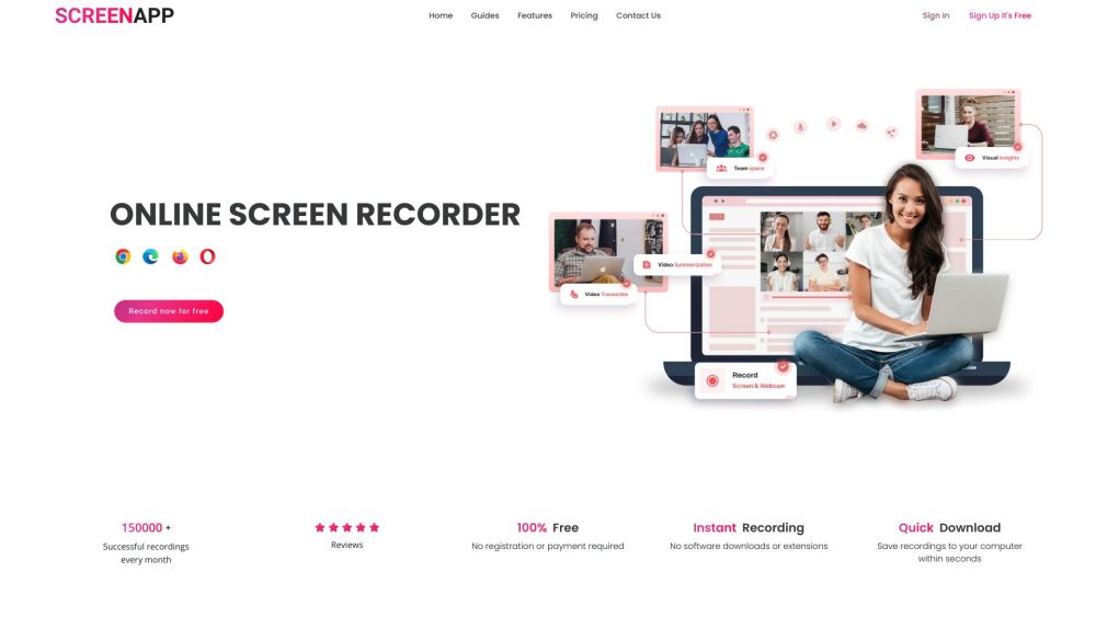 ScreenApp: Free AI Screen Recorder & Insight Sharing Tool for Teams