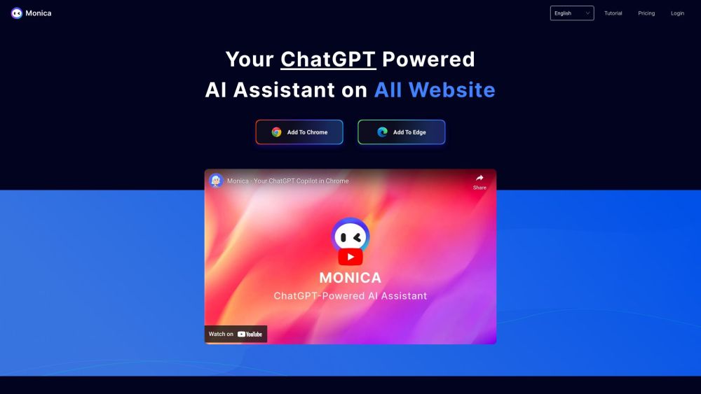 Monica ChatGPT AI: Chrome Extension for Chatting & Writing