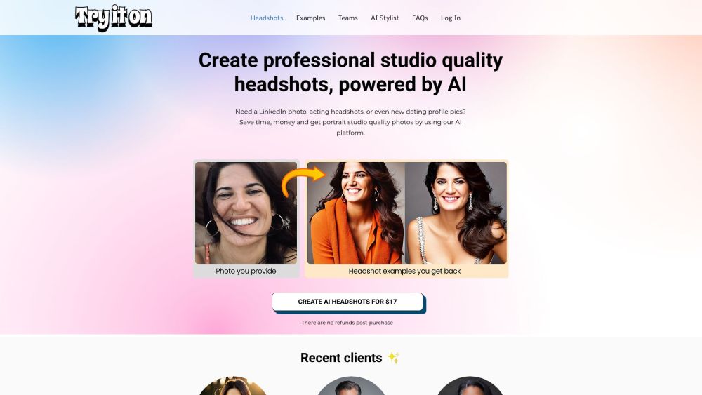 Try it on AI: Cost-Effective AI-Generated Professional Headshots