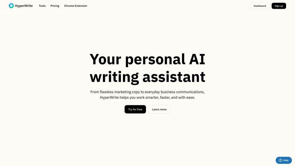 HyperWrite: Transform Writing with AI, Boost Efficiency