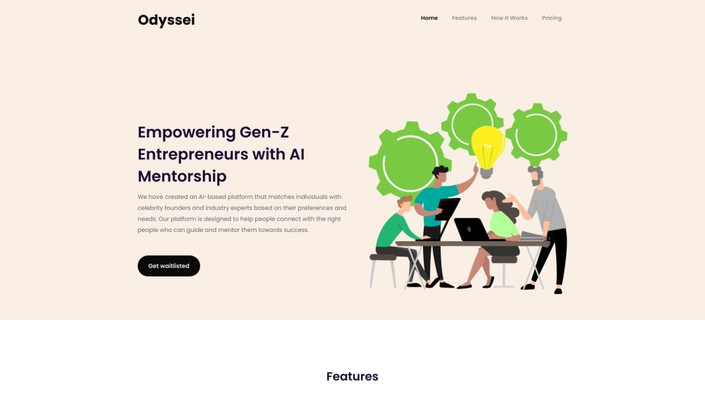 Odyssei: AI Mentorship, Celebrity Founders, Expert Guidance