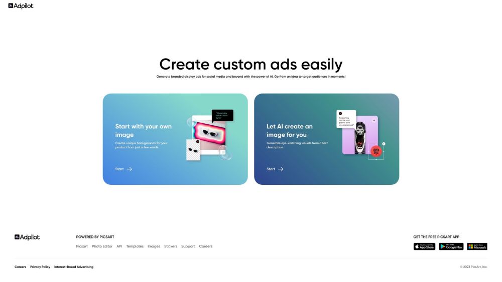 Admaker by Picsart: AI-Driven Ad Creation Tool for Businesses Admaker by Picsart: AI-Driven Ad Creation Tool for Businesses
