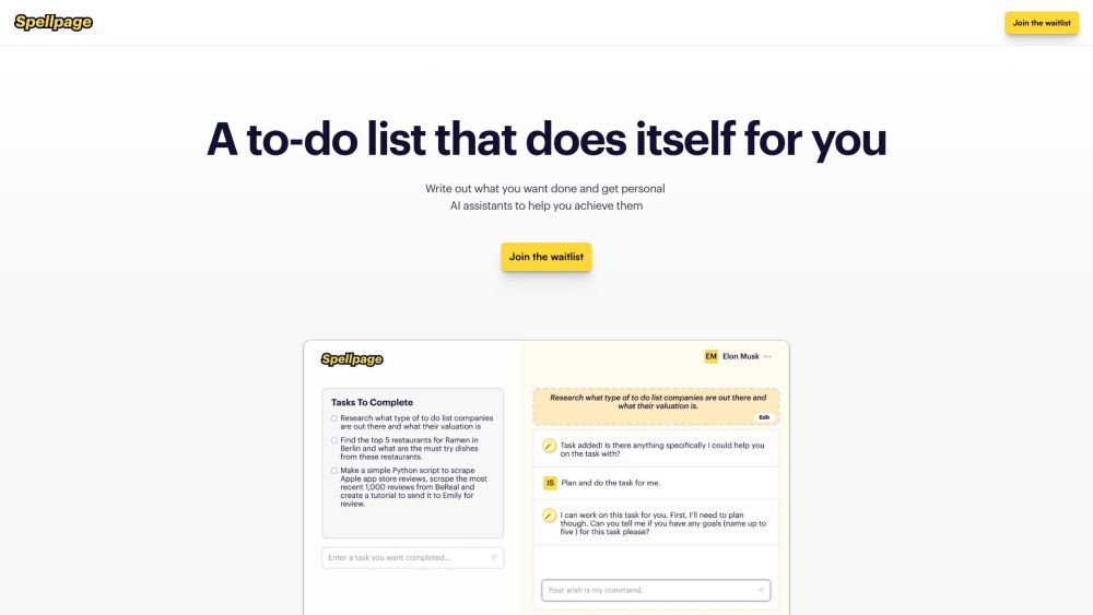 Spellpage: AI Todo List for Easy Task Management & Motivation