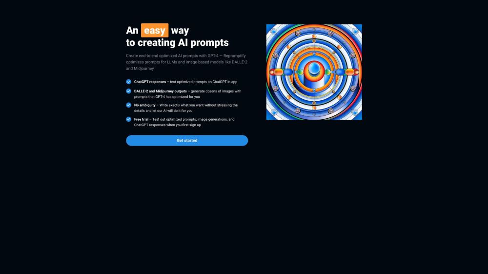 Repromptify: AI Optimizer for LLM, DALLE•2 & ChatGPT Prompts