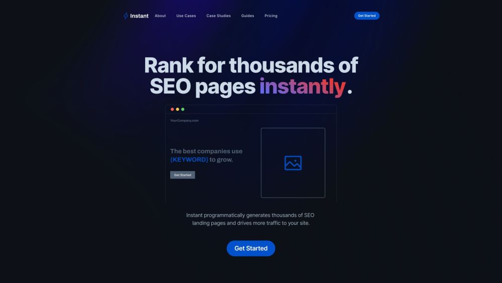 Instant: No-Code SEO & Landing Pages - Boost Traffic Automatically