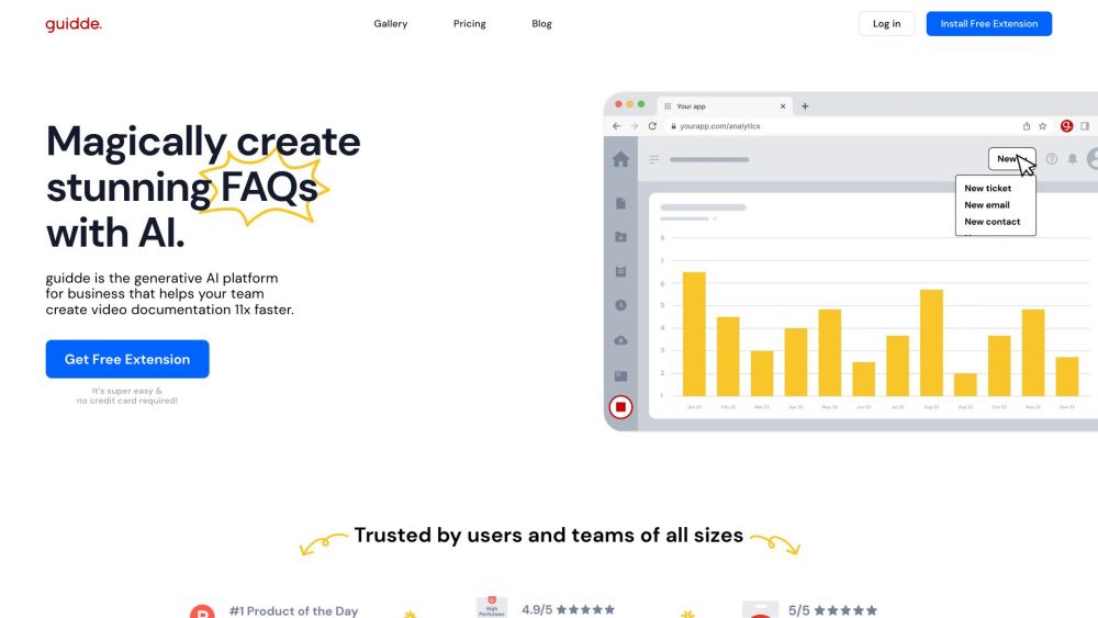 Guidde: AI Video Documentation for Business Efficiency : Fast, Easy, AI-Driven