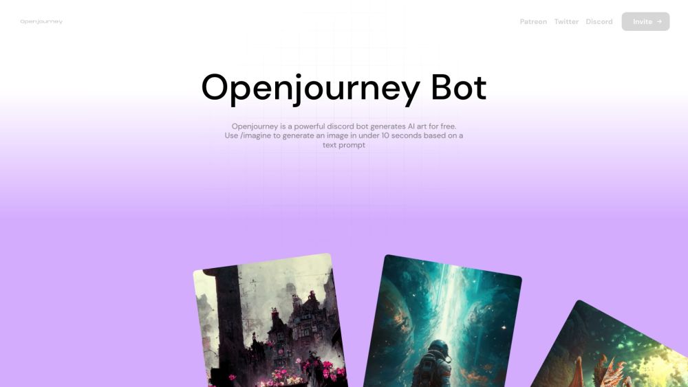 Openjourney Bot: Free AI Art Generator for Discord Users