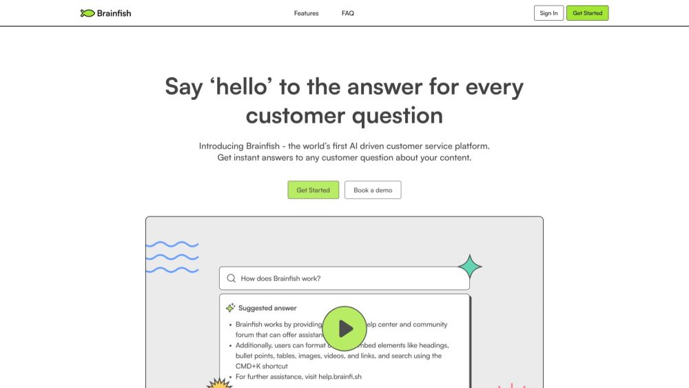 Brainfish: AI-Powered Help Center for Instant Customer Answers